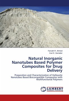 Natural Inorganic Nanotubes Based Polymer Composites for Drug Delivery - Ahmed, Farrukh R.;Geckeler, Kurt E.