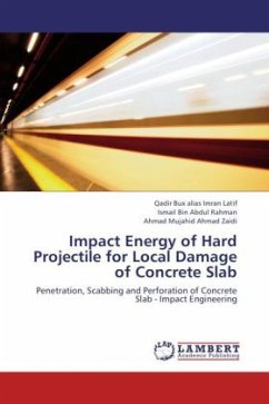 Impact Energy of Hard Projectile for Local Damage of Concrete Slab