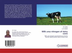 Milk urea nitrogen of dairy cows