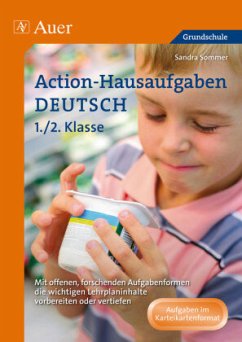 Action-Hausaufgaben Deutsch 1./2. Klasse - Sommer, Sandra
