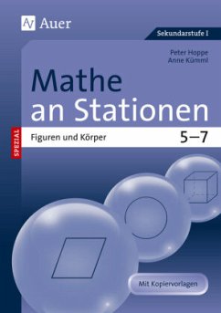 Mathe an Stationen spezial Figuren und Körper 5-7 - Hoppe, Peter;Kümmel, Anne