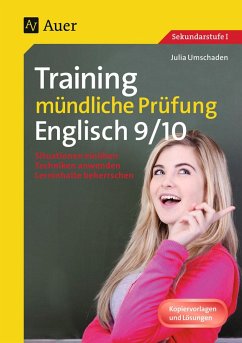 Training mündliche Prüfung Englisch, Klasse 9-10 - Umschaden, Julia