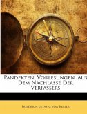 Pandekten: Vorlesungen. Aus Dem Nachlasse Der Verfassers