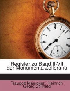 Register zu Band II-VII der Monumenta Zollerana