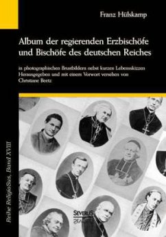 Cover Album der regierenden Erzbischöfe und Bischöfe des deutschen Reiches von 1873 in photographischen Brustbildern nebst kurzen Lebensskizzen