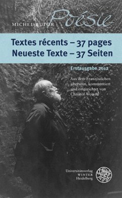 Textes récents - 37 pages. Neueste Texte - 37 Seiten - Butor, Michel