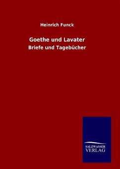 Cover Goethe und Lavater