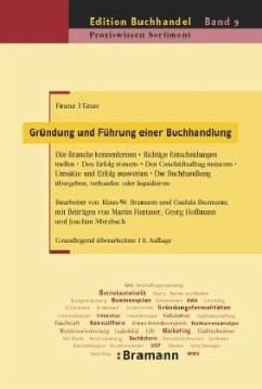 Gründung und Führung einer Buchhandlung - Hinze, Franz