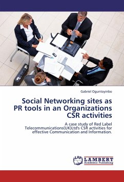 Social Networking sites as PR tools in an Organizations CSR activities