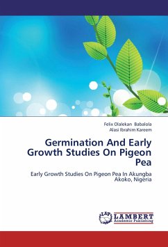 Germination And Early Growth Studies On Pigeon Pea - Babalola, Felix Olalekan;Kareem, Alasi Ibrahim