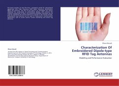 Characterization Of Embroidered Dipole-type RFID Tag Antennas