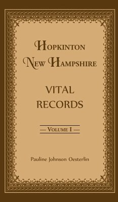 Hopkinton, New Hampshire, Vital Records, Volume 1 - Oesterlin, Pauline Johnson