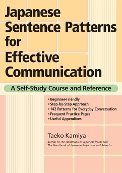 Japanese Sentence Patterns for Effective Communication - Kamiya, Taeko