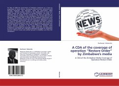 A CDA of the coverage of operation ¿Restore Order¿ by Zimbabwe's media
