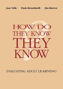 How Do They Know They Know? - Vella, Jane; Berardinelli, Paula; Burrow, Jim