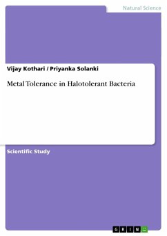 Metal Tolerance in Halotolerant Bacteria