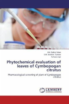 Phytochemical evaluation of leaves of Cymbopogan citratus