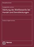 Stärkung des Wettbewerbs bei Handel und Dienstleistungen