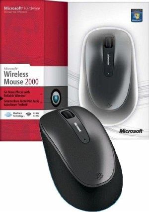 Microsoft Maus - Wireless Mouse 2000 - Schwarz