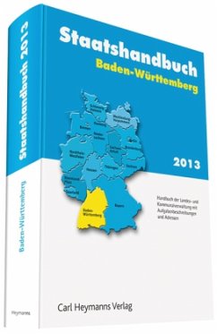 Cover Baden-Württemberg 2013, m. CD-ROM / Staatshandbuch