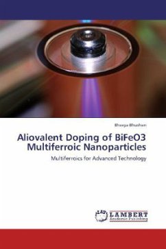 Aliovalent Doping of BiFeO3 Multiferroic Nanoparticles