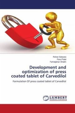 Development and optimization of press coated tablet of Carvedilol