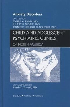Cover Anxiety Disorders, an Issue of Child and Adolescent Psychiatric Clinics of North America