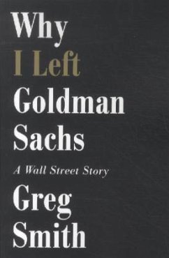 Cover Why I Left Goldman Sachs