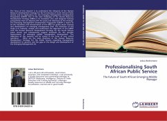 Professionalising South African Public Service - Boshomane, Lekau