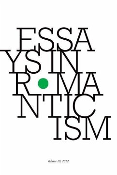 Cover Essays in Romanticism, Volume 19 2012