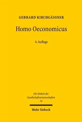 Homo oeconomicus Homo oeconomicus