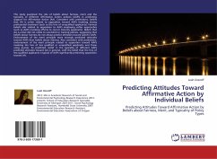 Predicting Attitudes Toward Affirmative Action by Individual Beliefs - Ozeroff, Leah