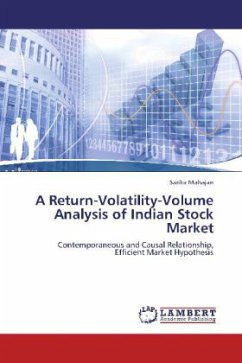 A Return-Volatility-Volume Analysis of Indian Stock Market