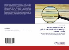 Representation of a politician in Finnish media: a case study - Kytölä, Mimmi