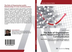 The Role of Organization-public Relationships in Crisis Communication