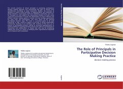 The Role of Principals in Participative Decision Making Practice