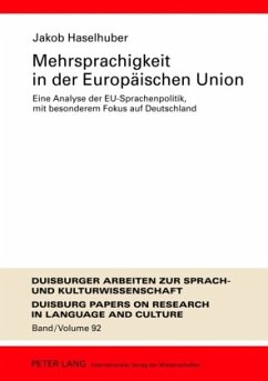 Mehrsprachigkeit in der Europäischen Union - Haselhuber, Jakob