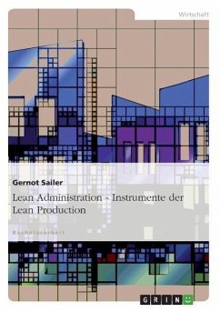 Lean Administration - Instrumente der Lean Production - Sailer, Gernot