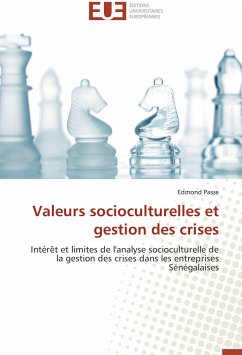 Valeurs socioculturelles et gestion des crises - Passe, Edmond