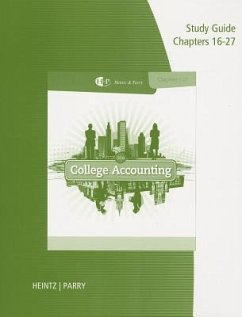 College Accounting Study Guide and Working Papers, Chapters 16-27