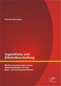 Jugendliche und Alkoholbeschaffung - Welche Auswirkungen haben Alkoholtestkäufe auf das Kauf- und Verkaufsverhalten? - Massinger, Thorsten