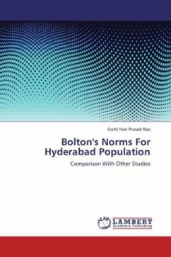 Bolton's Norms For Hyderabad Population - Prasad Rao, Gutti Hari