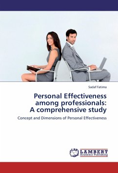 Personal Effectiveness among professionals: A comprehensive study