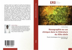 Nosographie ou cas clinique dans la littérature du XIXe siècle - Ndiaye, Ibrahima