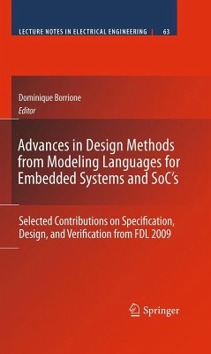 Advances in Design Methods from Modeling Languages for Embedded Systems and SoC¿s