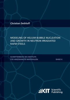 Modeling of Helium Bubble Nucleation and Growth in Neutron Irradiated RAFM Steels - Dethloff, Christian