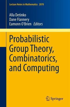 Probabilistic Group Theory, Combinatorics, and Computing