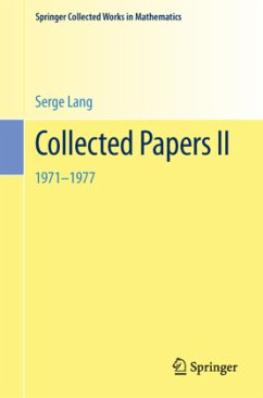 Collected Papers II - Lang, Serge