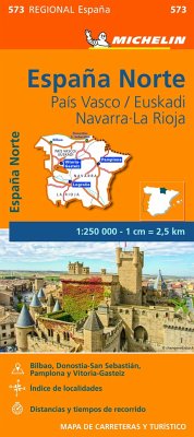 Pais Vasco, Navarra, La Rioja - Michelin Regional Map 573 - Michelin