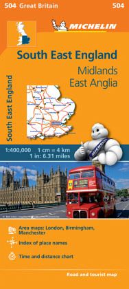 South East England - Michelin Regional Map 504 South East England - Michelin Regional Map 504